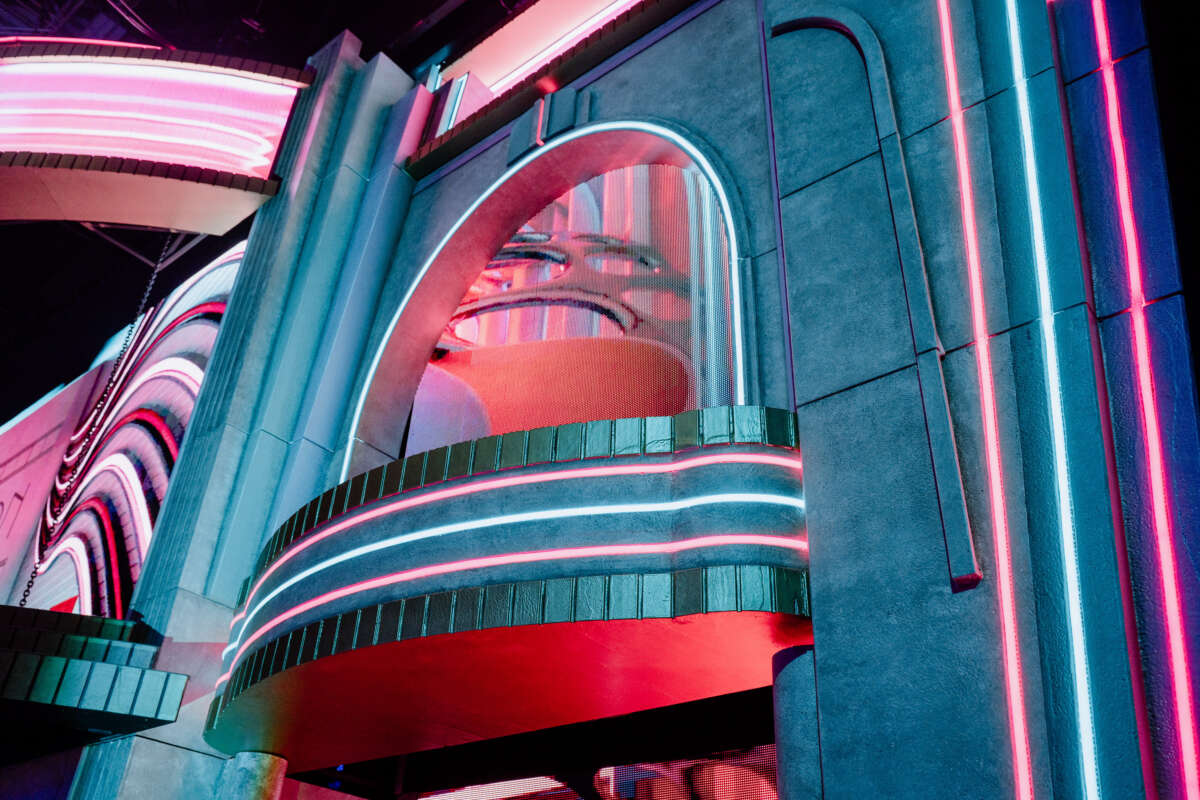 Deco Magic Fisheye | Bringing art deco magic to the ice